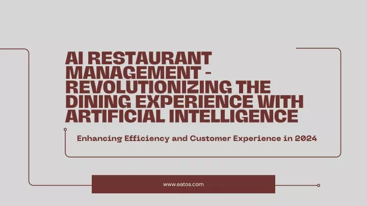 ai restaurant management revolutionizing