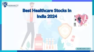 Best Healthcare Stocks In India
