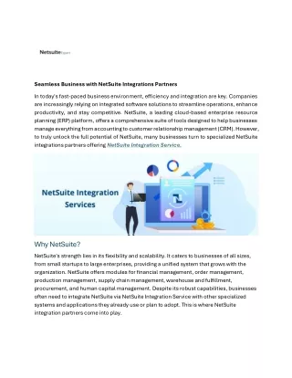 Seamless Business with NetSuite Integrations Partners