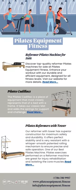 Reformer Pilates Machine for Sale at Pilates Equipment Fitness