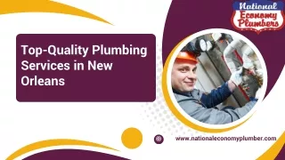 Top-Quality Plumbing Services in New Orleans