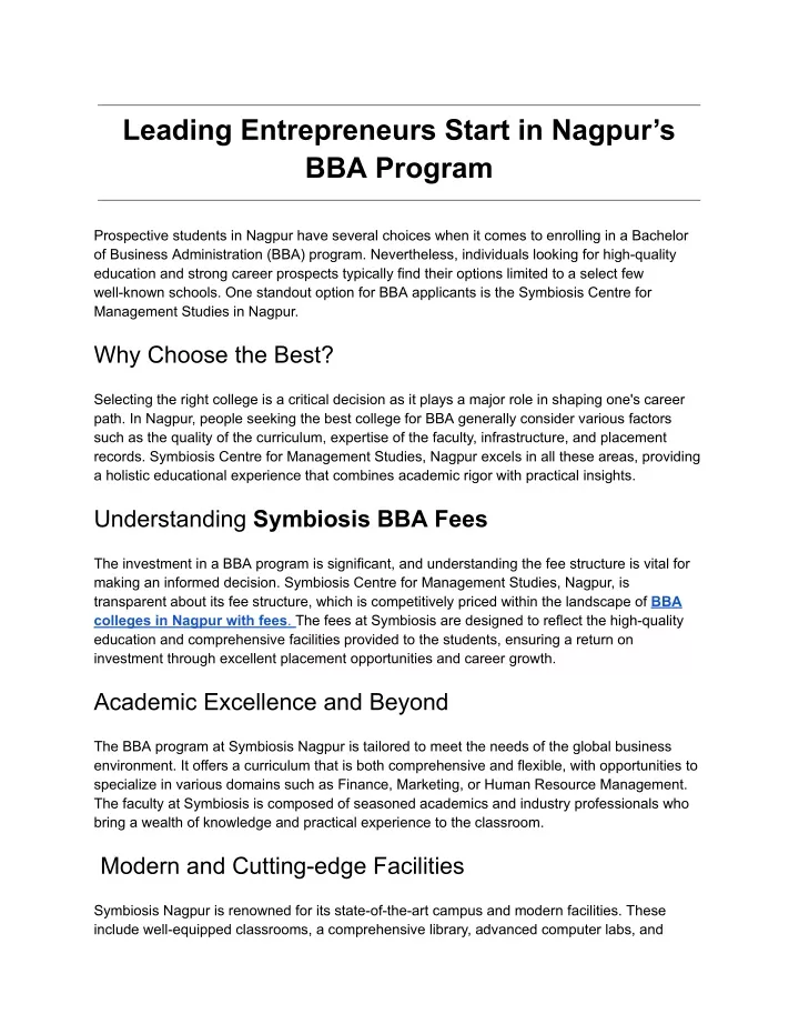 leading entrepreneurs start in nagpur