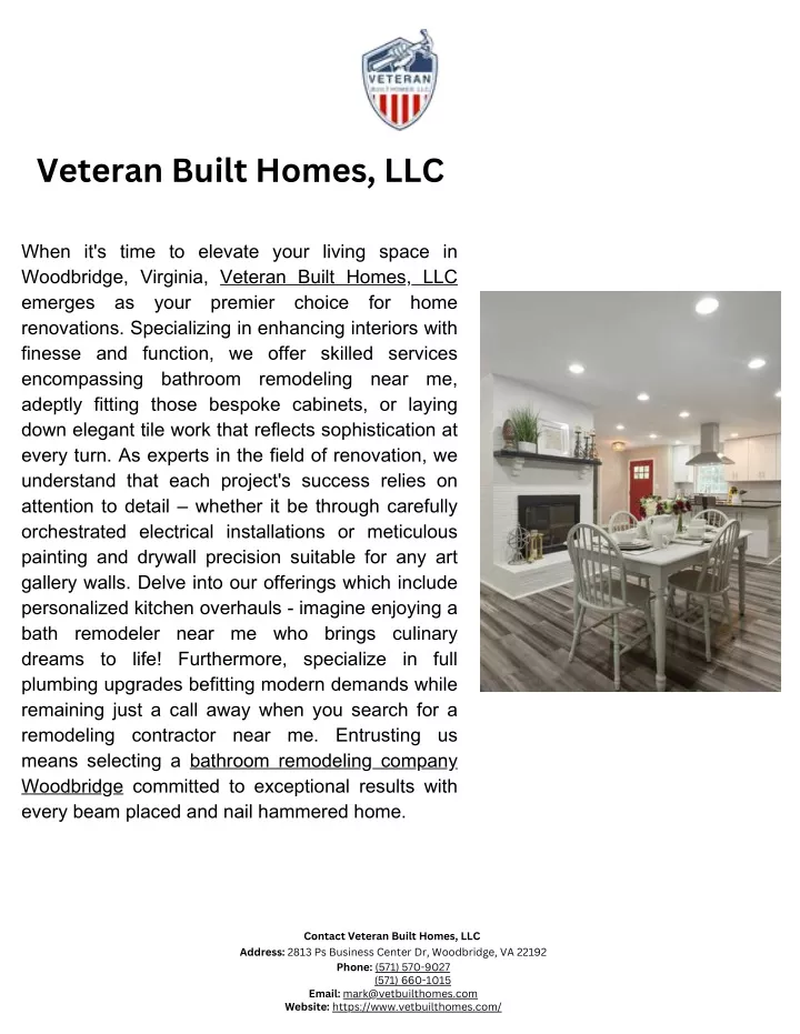 veteran built homes llc