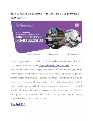 SEO Services in USA