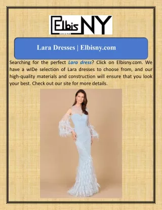 Lara Dresses Elbisny.com