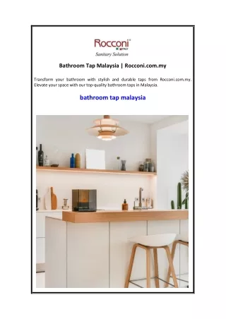 Bathroom Tap Malaysia  Rocconi.com.my