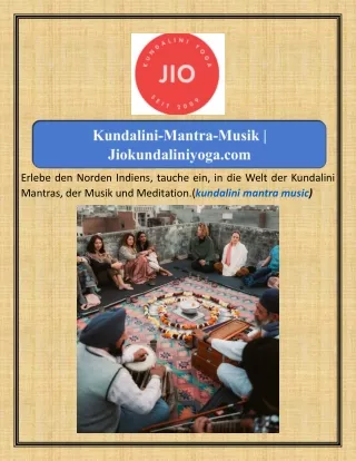Kundalini-Mantra-Musik Jiokundaliniyoga.com