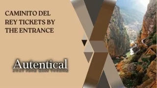 Caminito del Rey Tickets by the Entrance