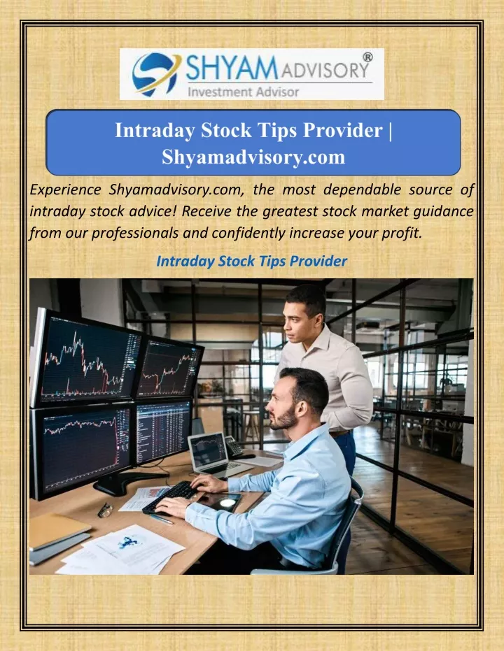 experience shyamadvisory com the most dependable