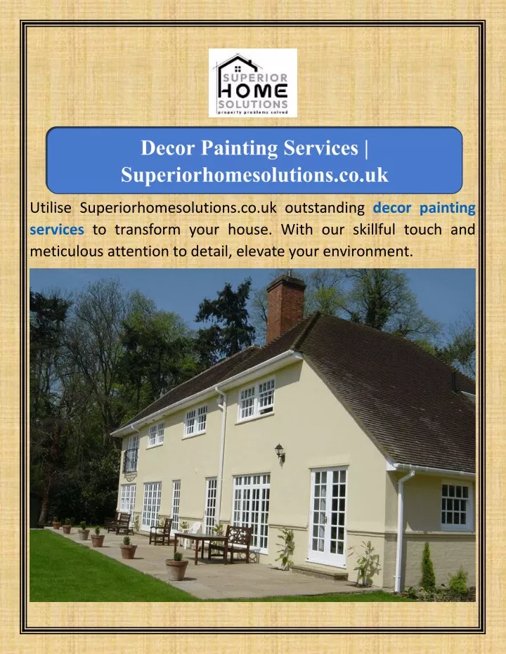 utilise superiorhomesolutions co uk outstanding