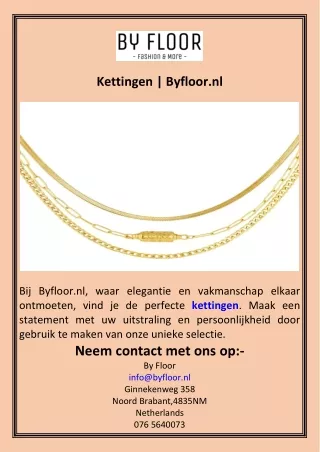 Kettingen  Byfloor.nl