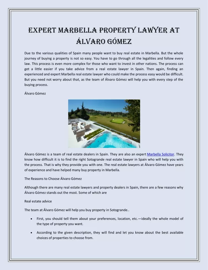 expert marbella property lawyer at lvaro g mez