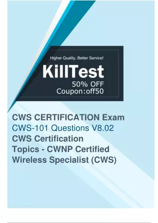 Best CWNP CWS-101 Practice Test Questions 2024 - Prepare for Your Exam Well