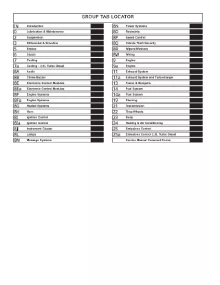 2002 DODGE CARAVAN Service Repair Manual