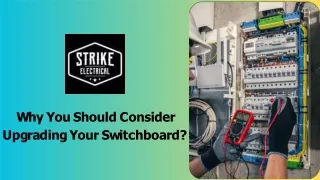 Why You Should Consider Upgrading Your Switchboard?
