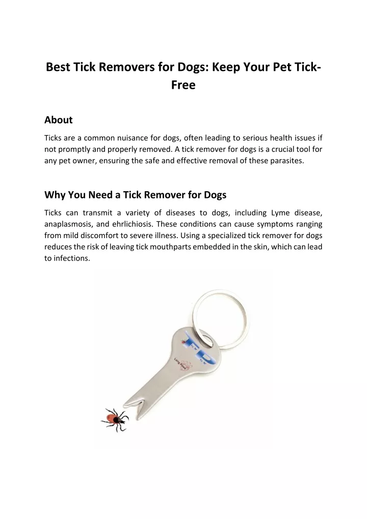 best tick removers for dogs keep your pet tick