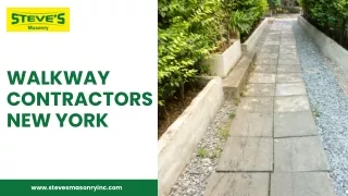 Paving the Path: Premier Walkway Contractors New York