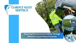 Ensuring Environmental Safety Through Effective Liquid Waste Practices