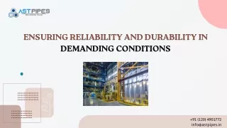 ensuring reliability and durability in demanding