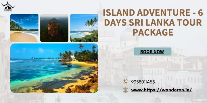 island adventure 6 days sri lanka tour package