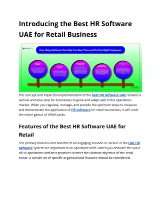 Introducing the Best HR Software UAE for Retail Business