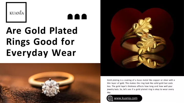 are gold plated rings good for everyday wear