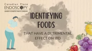 Identifying Foods That Have a Detrimental Effect on IBD