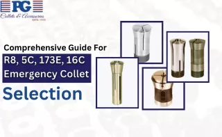 Ultimate Guide to R8, 5C, 173E, 16C Emergency, and Collet Selection