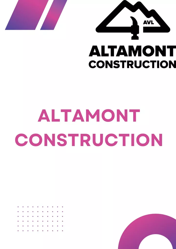 altamont construction