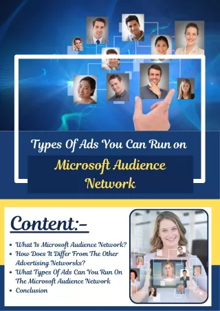 Types Of Ads You Can Run on Microsoft Audience Network