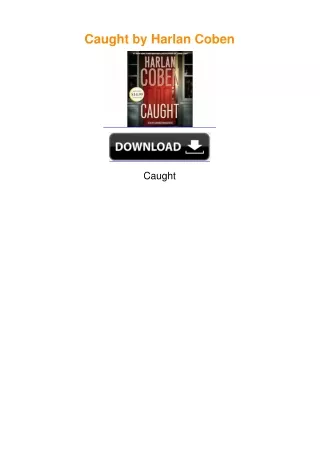 Caught by Harlan Coben
