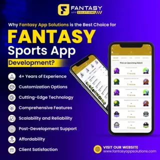Why Fantasy App Solutions is the Best Choice for Fantasy Sports App Development?