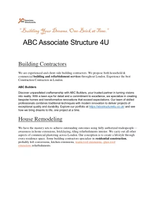 Best Warm Roof Construction BY ABC Associate Structure 4U