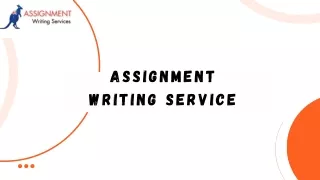 assignment writing service