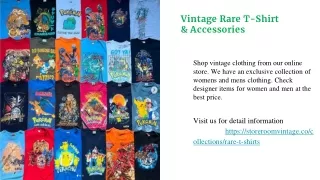 Vintage Rare T shirt and accessories for Men & Women