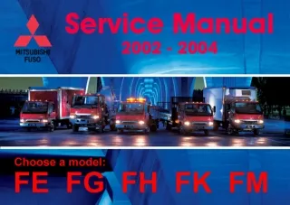 2002 Mitsubishi Fuso Truck FE640 W Service Repair Manual