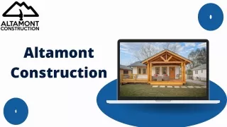 Get New Home Construction Service in Asheville NC - Altamont Construction LLC