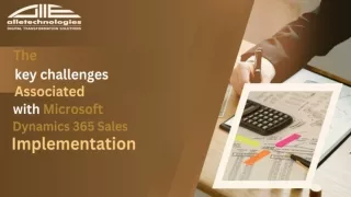 The Key Challenges Associated With Microsoft Dynamics 365 Sales Implementation