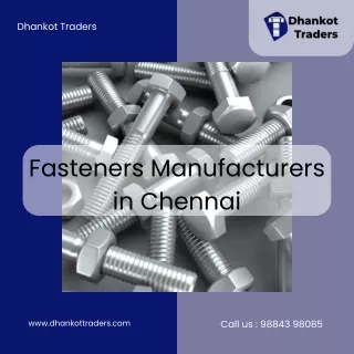 Fasteners Manufacturers in Chennai