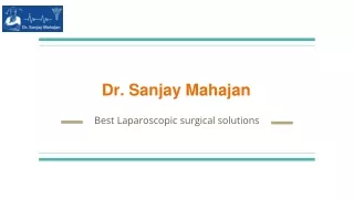 Dr. Sanjay Mahajan Expert Plastic, Cancer, and Thyroid Surgeon in Indore