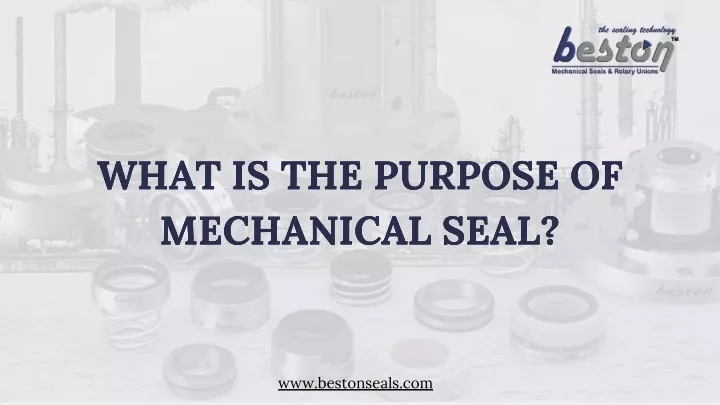 what is the purpose of mechanical seal mechanical