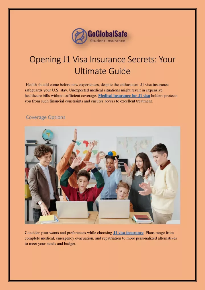 opening j1 visa insurance secrets your ultimate