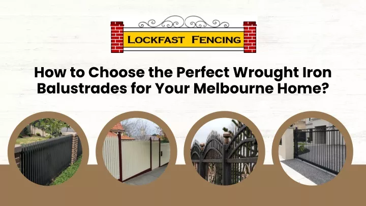 how to choose the perfect wrought iron