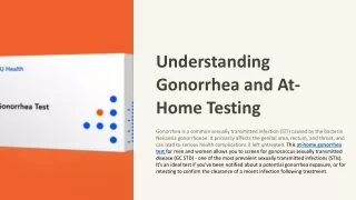 Discreet At-Home Gonorrhea Test – Fast & Confidential Results