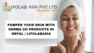 Pamper Your Skin with Derma Co Products in Nepal  Lifolabasia