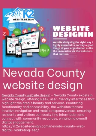 Nevada County website design