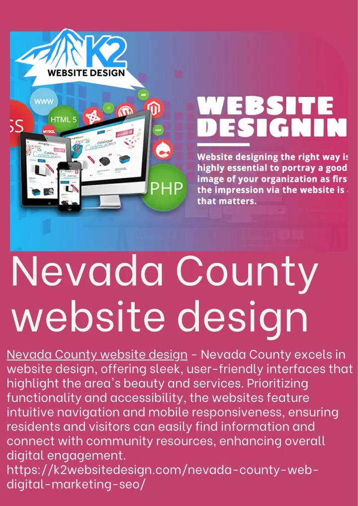 nevada county website design nevada county