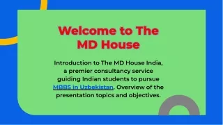 Advantages of Studying MBBS in Uzbekistan for Indian Students through The MD Hou