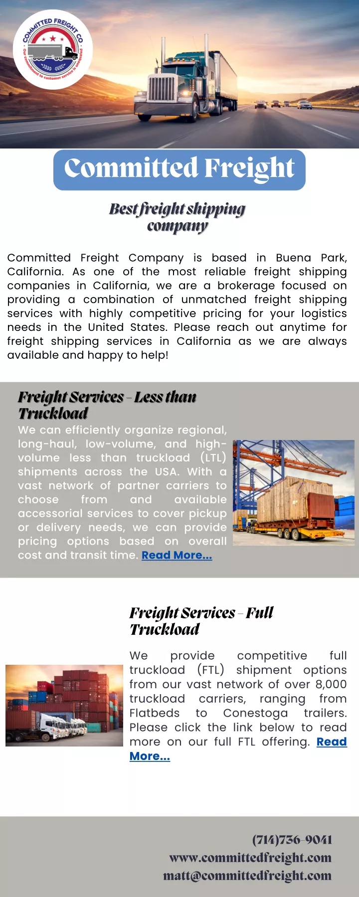 committed freight