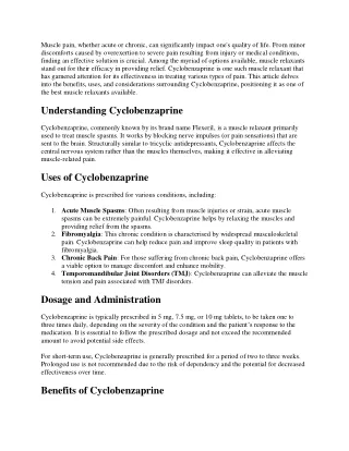 Cyclobenzaprine